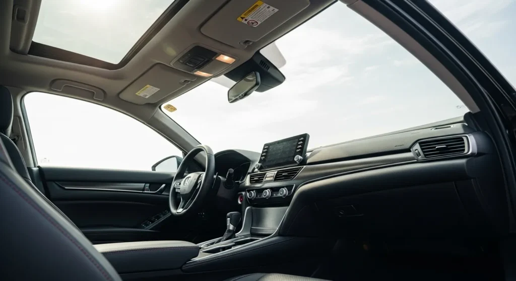 2022 Honda Accord Sport 2.0T interior showing modern dashboard, touchscreen display, and premium design.
