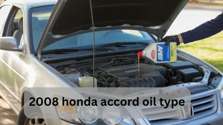 Pouring engine oil into a 2008 Honda Accord engine – complete guide 2025 for best oil type and maintenance.