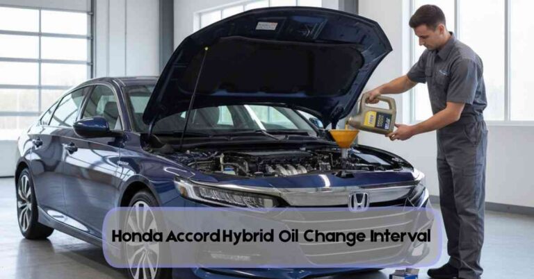Honda Accord Hybrid Oil Change Interval – A Full Guide 2025!