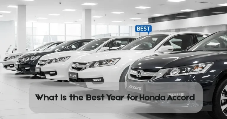 What is the best year for Honda Accord – lineup of reliable Honda Accord models in showroom highlighting top choice.