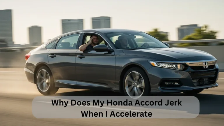 Why Does My Honda Accord Jerk When I Accelerate — mid-size sedan driving on highway during acceleration