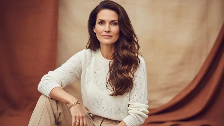 Rebecca Liddicoat portrait - RG3 ex-wife in professional headshot wearing cream sweater.